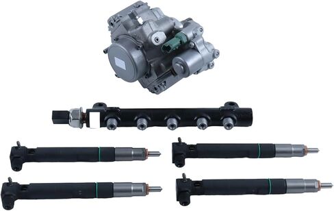 Solarhome D24 Fuel Kit,Fuel pump, Injectors & Common Rail 7516848 7516849 7516847 400903-00074D Compatible With Bobcat Doosan S540 S510 S530 S550 T450 T550 T590 E32 E35 E42 E45 in Saudi Arabia