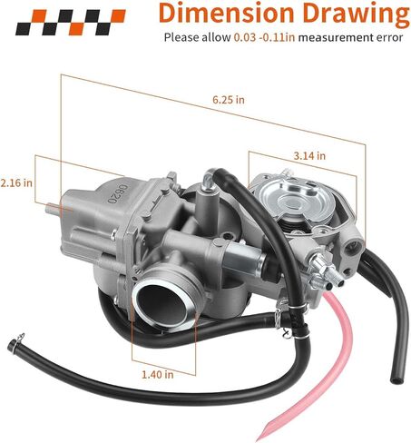 المكربن ​​كارب عاصي لياماها TTR125E TTR125L TTR125LE 2008-2024 1B2-14101-11-00 in Saudi Arabia
