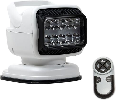 Golight GT Series | 79008GT LED Hybrid, Portable Light with Permanent Mounting Shoe, Wireless Handheld Remote, White in Kuwait