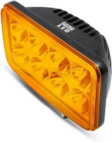 PTP PRO TRUCKING PRODUCTS Pair of 966AM 8 LED 1700 Lumen Amber Fog Lights 10-30 Volt DC, Single Stud Mount in Kuwait