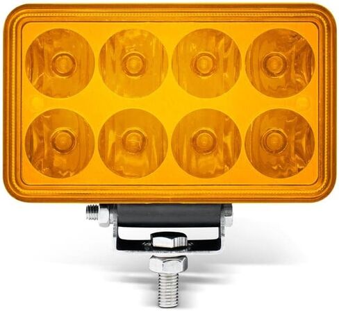 PTP PRO TRUCKING PRODUCTS Pair of 966AM 8 LED 1700 Lumen Amber Fog Lights 10-30 Volt DC, Single Stud Mount in Kuwait
