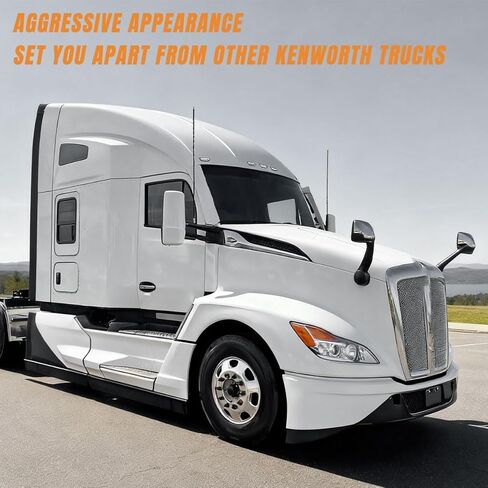 Chrome Kenworth T680 Headlights 2022 2023 2024 Replacement Right Passenger Side [Included All Bulbs] DOT SAE Approved Headlights Assembly (Right Passenger Side) in Saudi Arabia