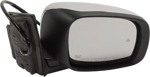 Garage-Pro Passenger Side Power Heated Mirror for Dodge Grand Caravan Chrysler Town & Country 2009-2016 With Signal Light & Blind Spot Monitor; Without Memory Chrome in Saudi Arabia