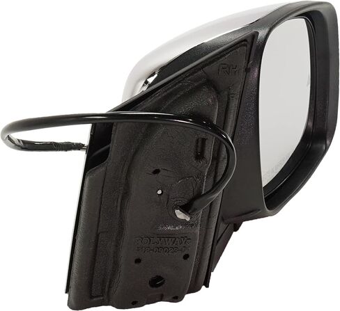 Garage-Pro Passenger Side Power Heated Mirror for Dodge Grand Caravan Chrysler Town & Country 2009-2016 With Signal Light & Blind Spot Monitor; Without Memory Chrome in Saudi Arabia
