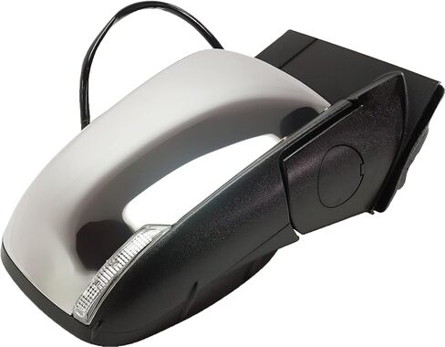 Garage-Pro Passenger Side Power Heated Mirror for Dodge Grand Caravan Chrysler Town & Country 2009-2016 With Signal Light & Blind Spot Monitor; Without Memory Chrome in Saudi Arabia