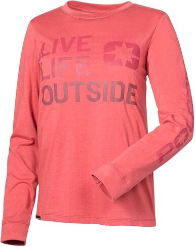 Polaris Women's Life Outside Long Sleeve Shirt, 50% Cotton, 25% Polyester, 25% Rayon in Saudi Arabia