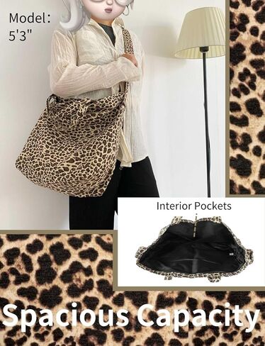 حقيبة كروس بطبعة الفهد للنساء حقيبة يد بطبعة الفهد وحقيبة يد ومحفظة in Kuwait