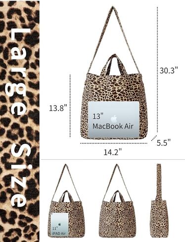 حقيبة كروس بطبعة الفهد للنساء حقيبة يد بطبعة الفهد وحقيبة يد ومحفظة in Kuwait