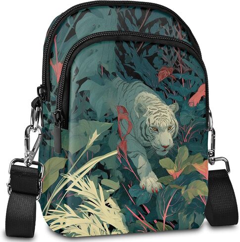 محفظة Yrebyou Crossbody للنساء حقيبة كروس صغيرة للهاتف مع سحاب خفيف الوزن مع حزام قابل للتعديل | مادة قابلة للتنفس in Kuwait