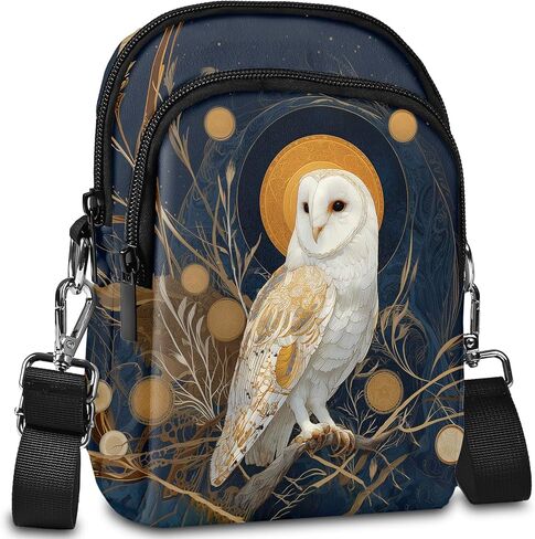 محفظة Yrebyou Crossbody للنساء حقيبة كروس صغيرة للهاتف مع سحاب خفيف الوزن مع حزام قابل للتعديل | مادة قابلة للتنفس in Kuwait