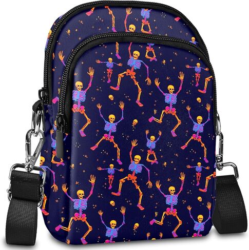 محفظة Yrebyou Crossbody للنساء حقيبة كروس صغيرة للهاتف مع سحاب خفيف الوزن مع حزام قابل للتعديل | مادة قابلة للتنفس in Kuwait