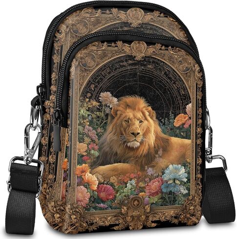 محفظة Yrebyou Crossbody للنساء حقيبة كروس صغيرة للهاتف مع سحاب خفيف الوزن مع حزام قابل للتعديل | مادة قابلة للتنفس in Kuwait