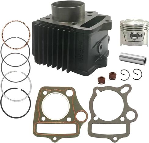 طقم مكبس أسطواني 47 مم مع طقم إعادة بناء رأس الأسطوانة متوافق مع Honda TRX90 Sportrax 90 1993-2005 in Kuwait