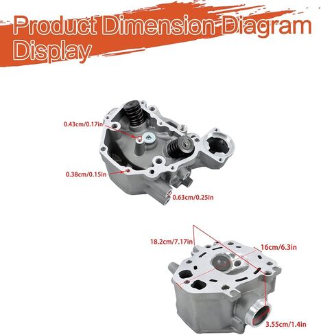 استبدال رأس اسطوانة العمل لهوندا فورمان 500 TRX500 SXS500 TRX420 2009-2024 لاستبدال 12200-HP7-A01 in Kuwait