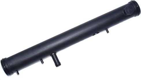 eGang Auto Engine Coolant Water Pipe For VW EuroVan, Jetta, Golf, Passat, Corrado, Transporter, Sharan, Vento (1988-2003) - Stainless Steel, Black, 11mm, 1pc in Kuwait