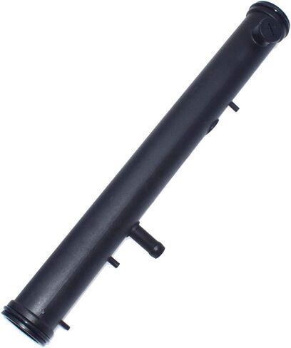 eGang Auto Engine Coolant Water Pipe For VW EuroVan, Jetta, Golf, Passat, Corrado, Transporter, Sharan, Vento (1988-2003) - Stainless Steel, Black, 11mm, 1pc in Kuwait