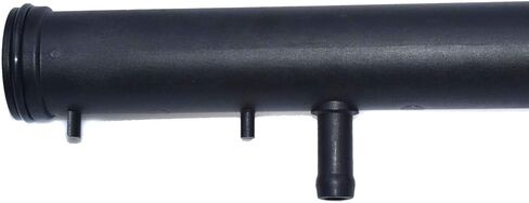 eGang Auto Engine Coolant Water Pipe For VW EuroVan, Jetta, Golf, Passat, Corrado, Transporter, Sharan, Vento (1988-2003) - Stainless Steel, Black, 11mm, 1pc in Kuwait