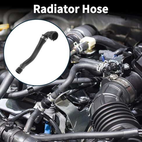 المبرد خرطوم سخان خرطوم المبرد أنبوب مخرج رقم 64219317614 لسيارات BMW 520i 540i 2017-2019 المطاط التدفئة انبوب ماء أسود 1 قطعة in Saudi Arabia
