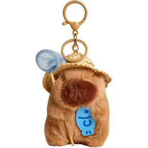 Capybara Plush Keychain– Fun Bag Charm for Handbag Purse Backpack Tote, Car Keychain & Pendant,Capybara Gifts for Women, Men and Kids in Kuwait