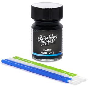 مجموعة طلاء ScratchesHappen Exact-Match Touch Up - أسود غير لامع (0582/MBL2) لسيارة Yamaha - طلاء فقط in Kuwait