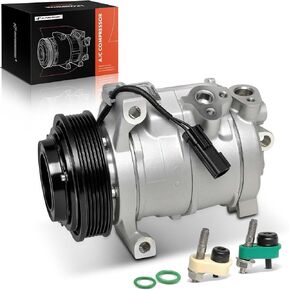 A-Premium Air Conditioner AC Compressor with Clutch Compatible with Jeep Grand Cherokee 2011-2021 & Chrysler 300 & Dodge Charger 2011-2013, Durango 2011-2015, Challenger - V8 Engine Only in Kuwait