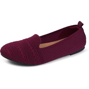 Women's Ballet Flat Shoes Washable Knit Dress Shoes Comfortable Round Toe Slip on Women Flats Dressy Loafer for Business Casual Office Work Ballerina Wedding in Kuwait