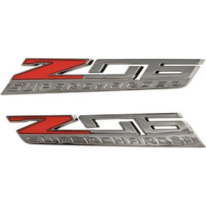 2015-2019 Corvette Z06 Supercharged Genuine GM Fender Emblems Pair in Saudi Arabia