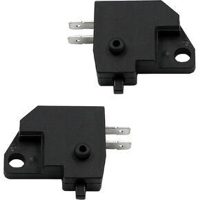 Pack-2 Motorcycle Left & Right Front Brake Light Stop Switch, 2-pin Left and Right Disc Brake Switch, Universal for Motorcycle and Off-Road Vehicles (Black) in Kuwait