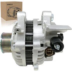 11176N مولد كهربائي جديد مناسب لـ 2006-2011 Honda Civic 1.8L L4، 80A 12V، 7-Groove Pulley، OE # 11176، 31100RNAA01، 31100RNAA01RM، 31100RNAA012M2، AHGA67، A002TC1391، SB347 in Kuwait