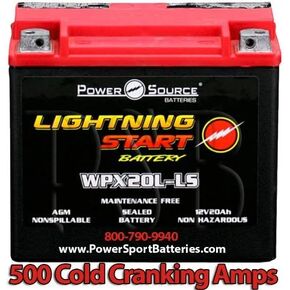Harley FXDWG Dyna Wide Glide 1340 1450 1584 1690 500cca Lightning Start 20ah Motorcycle Battery for 1993 1994 1995 1996 1997 1998 1999 2000 2001 2002 2003 2004 2005 2007 2008 2010 2011 2012 2013 2014 in Kuwait