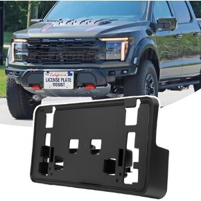 Heavy-Duty ABS Front License Plate Bracket Compatible with 2015-2019 Ford Transit-150, 250, 350/350 HD, Rust-Proof Car Tag Frame with Mounting Screws, Quick Install License Plate Holder in Kuwait