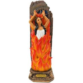 12" Anima Sola Statue Lonely Soul Purgatory Collectible Religious Figurine(12 Inches) in Kuwait