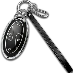 Key Fob Cover with Keychain for Ioniq 6 Grandeur GN7 KONA Elanrtra Sonata Tucson 2023-2026 Santa Fe in Saudi Arabia