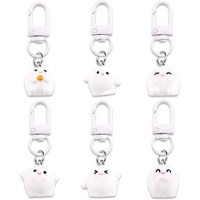6 PCS Cute Keychains for Women Men Bag Charms for Handbags Purse Accessories Kawaii Keychain Charms for Friends Sister Daughter Birthday Christmas Gifts Ideas Cute Keyring in Kuwait