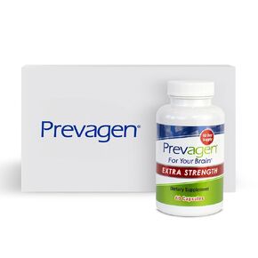 Prevagen Improves Memory - Extra Strength 20mg, 30 Capsules |2 Pack| with Apoaequorin & Vitamin D with Attractive and Stackable Storage Box | Brain Supplement for Better Brain Health in Kuwait