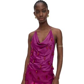 قميص Joyas Cowl للسيدات من The Wolf Gang in Kuwait