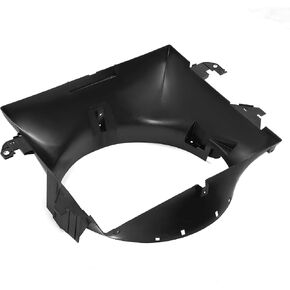 HECASA Radiator Cooling Fan Shroud Compatible with 2009-2016 Dodge Ram 1500 2500 3500 with 5.7L & 6.4L HEMI Replacement for 52126427AB CH3110130 PP Plastic Black in Kuwait