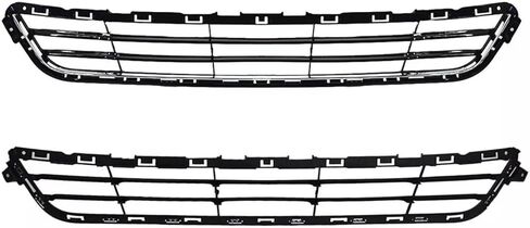 Fusion Front Bumper Cover & Upper Lower Grille Compatible with 2013 2014 2015 2016 F-ord Fusion SE S Titanium Sedan 4-Door in Kuwait