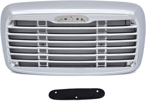 شواية المصد الأمامي من CHEDA، متوافقة مع 2000-2008 Freightliner Columbia Grille Chrome & Bug Screen (لا تناسب القرن القديم مع شواية الألومنيوم) in Saudi Arabia