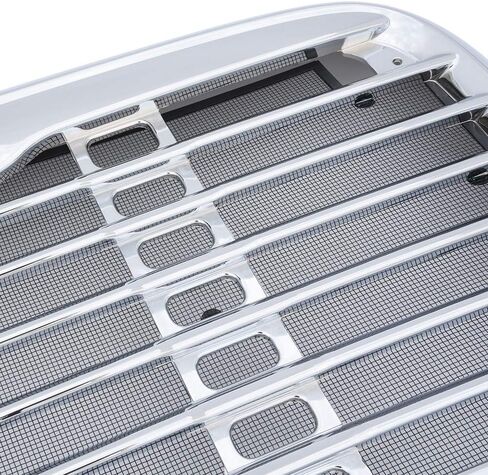 شواية المصد الأمامي من CHEDA، متوافقة مع 2000-2008 Freightliner Columbia Grille Chrome & Bug Screen (لا تناسب القرن القديم مع شواية الألومنيوم) in Saudi Arabia