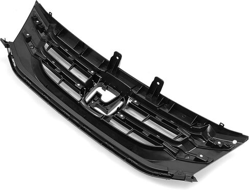 Front Grille Compatible with 2014-2017 Honda Odyssey Replacement for HO1200220 Black+Silvery Bumper Grill w/Chrome Strips Plastic in Kuwait