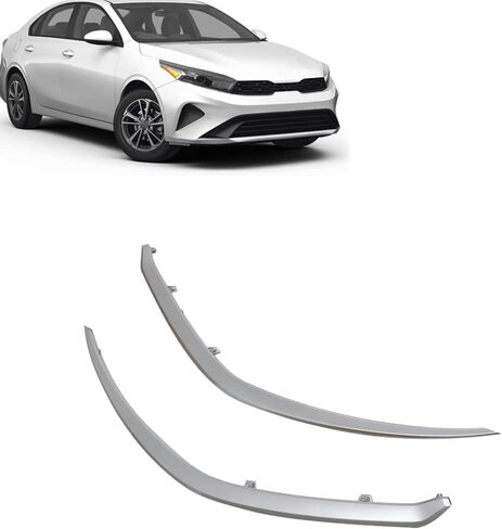 SecosAutoparts 2Pcs Front Bumper Grille Molding Trim Left & Right Side Compatible with Kia Forte 2022 2023 2024 Replace# 863A7-M7510, 863A8-M7510 in Saudi Arabia