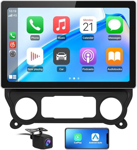 13.1 inch [4G+64G] Car Radio Stereo Android 13 for Chevy Silverado GMC Sierra 2014-2018 with GPS WiFi SWC Wireless CarPlay Android Auto in Kuwait