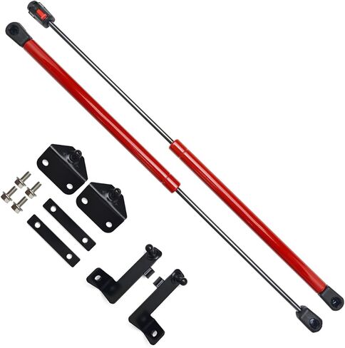 Hood Struts for Jeep Wrangler JL 2018-2025 & Gladiator JT 2020-2025 Premium Front Bonnet Lift Support Spring Kit 2-Piece Heavy Duty Hydraulic Prop Rod Replacement Easy Installation Upgrade in Kuwait
