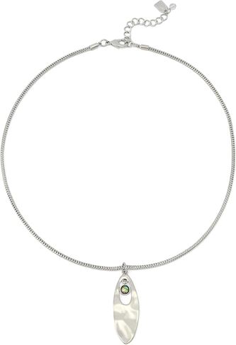 Robert Lee Morris Soho Jewelry Women's Abalone Pendant Necklace in Kuwait