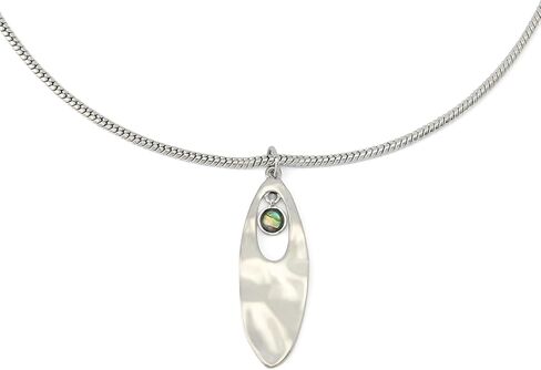 Robert Lee Morris Soho Jewelry Women's Abalone Pendant Necklace in Kuwait