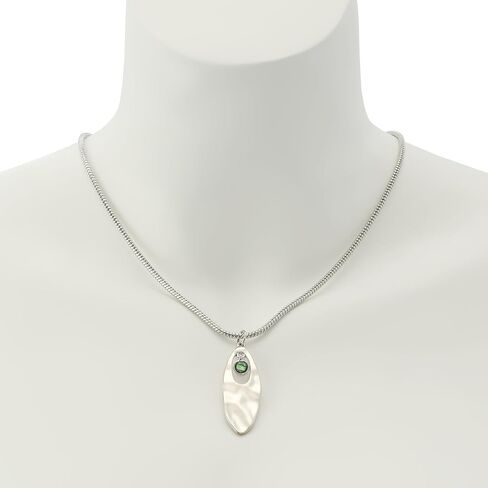 Robert Lee Morris Soho Jewelry Women's Abalone Pendant Necklace in Kuwait