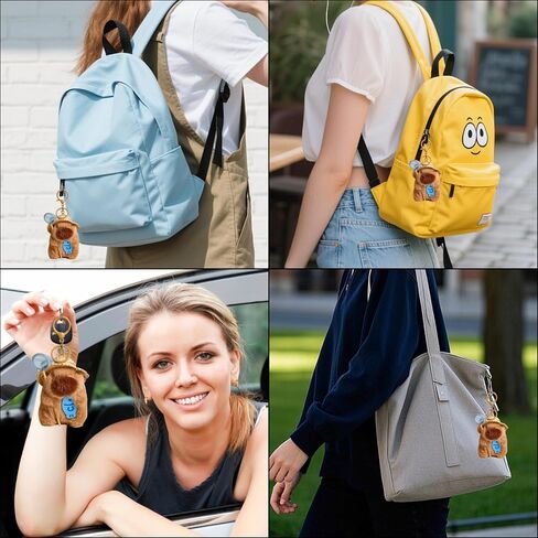 Capybara Plush Keychain– Fun Bag Charm for Handbag Purse Backpack Tote, Car Keychain & Pendant,Capybara Gifts for Women, Men and Kids in Kuwait