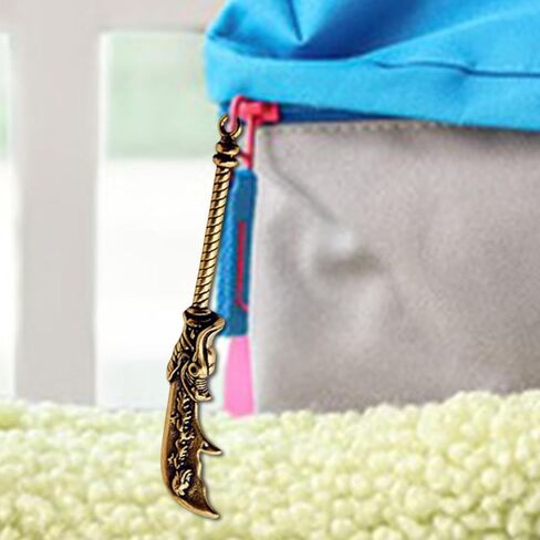 Charm Pendant Keychain Blade Knife Pendant Jewelry Making Chinese Blade Charm Pendant Jewelry Accessories Crafting Necklace Brass Material Suitable Fo in Kuwait