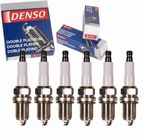 6 New DENSO Spark Plugs PK20R8 Double Platinum # 3127 in Saudi Arabia
